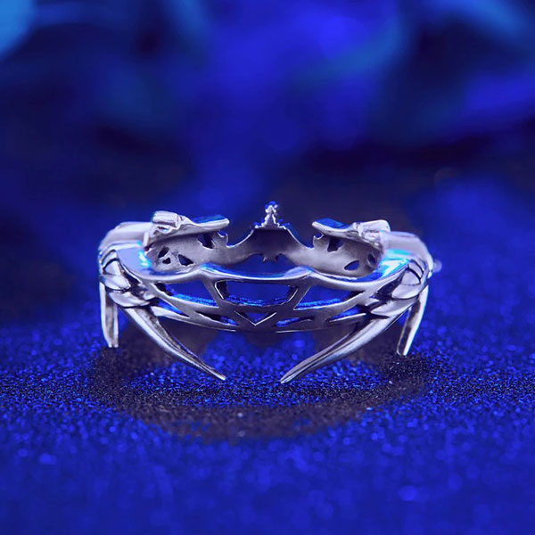 Bague Dragon Puzzle (Argent)