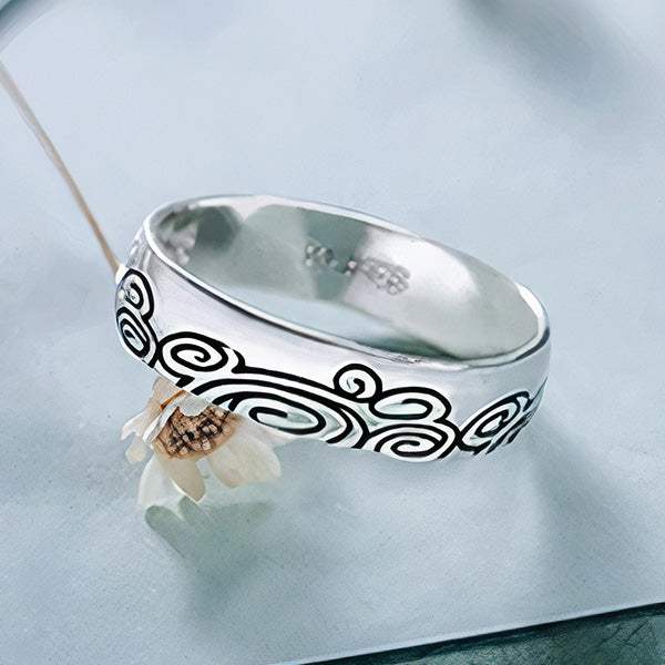 Bague vague japonaise