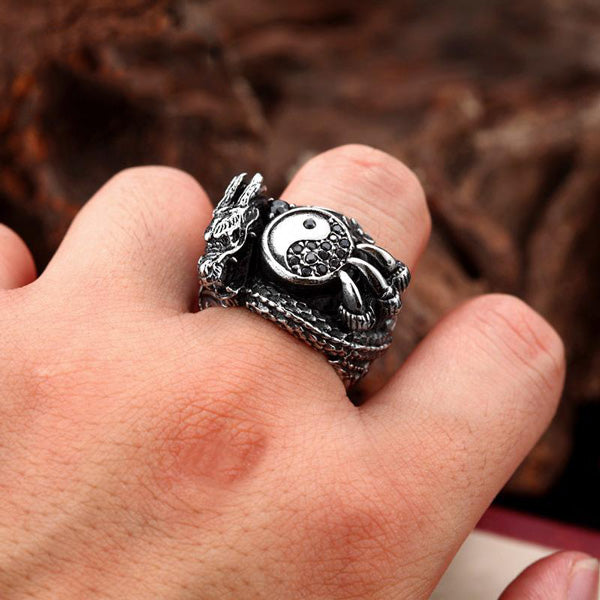 Bague Yin Yang