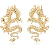 Boucle d'oreille dragon chinois