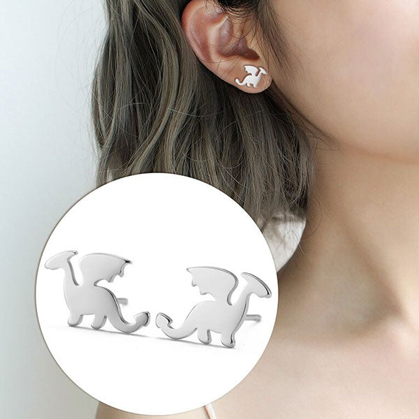 Boucle d'oreille dragon petit