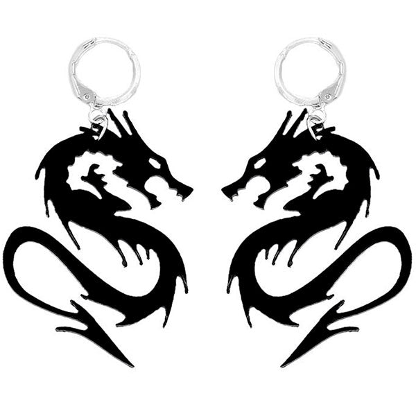 Boucles d'Oreilles Dragon Animal