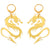 Boucles d'Oreilles Dragon Animal