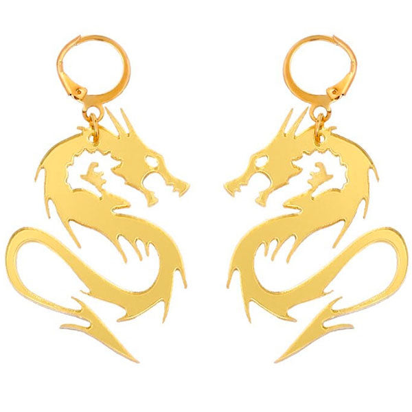Boucles d'Oreilles Dragon Animal
