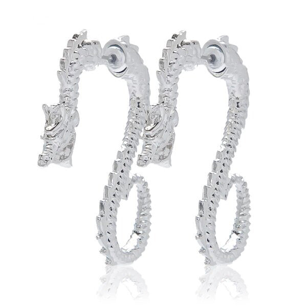 Boucles d'oreilles dragon hippocampe