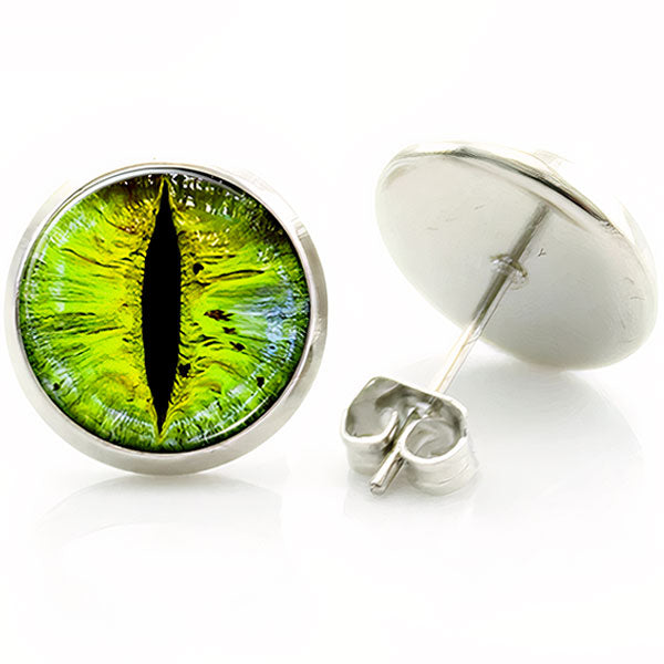 Boucles d'oreilles dragon oeil