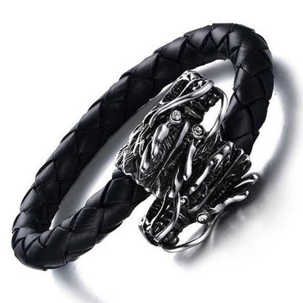 Bracelet Cuir Dragon