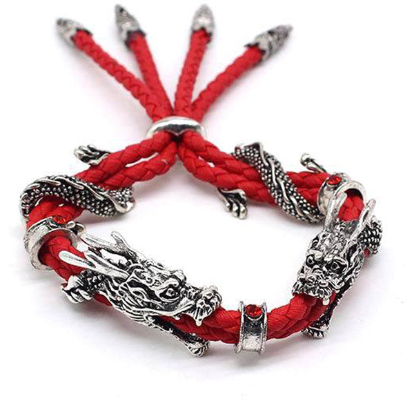 Bracelet Cuir Homme Dragon