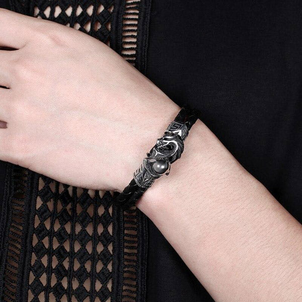 Bracelet Cuir Noir