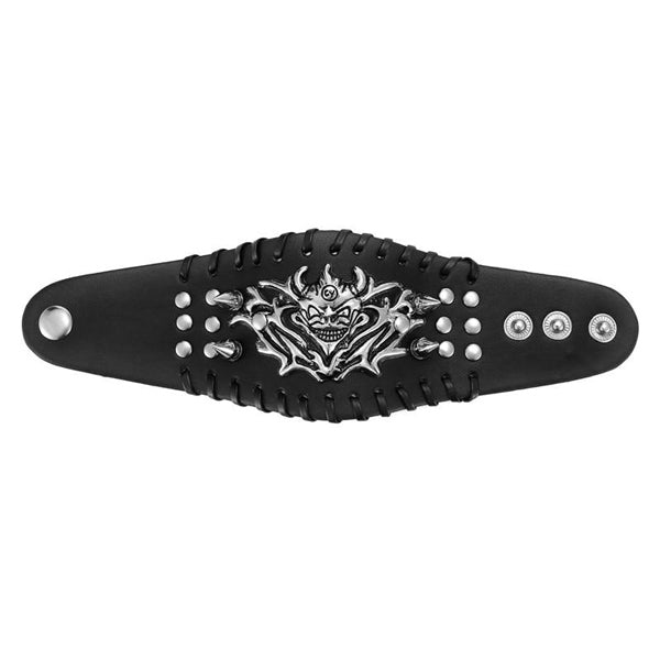 Bracelet Dragon Cuir Punk