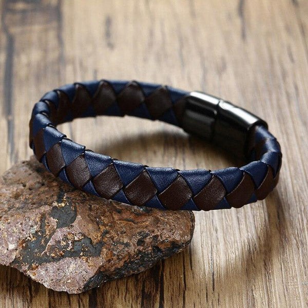 Bracelet Cuir Véritable Homme