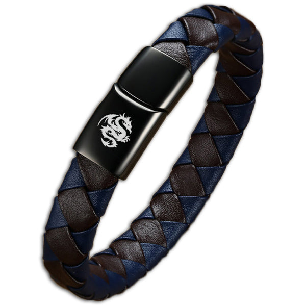 Bracelet Cuir Véritable Homme