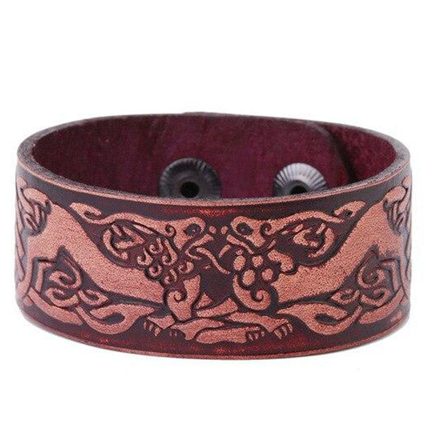 Bracelet Cuir Viking