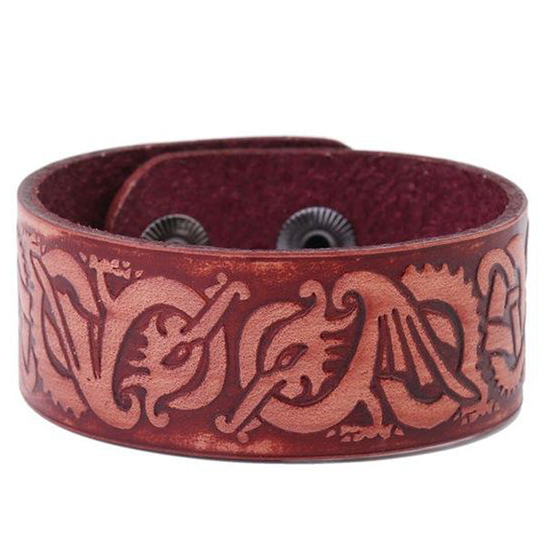 Bracelet Cuir Viking