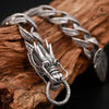 Bracelet dragon argent