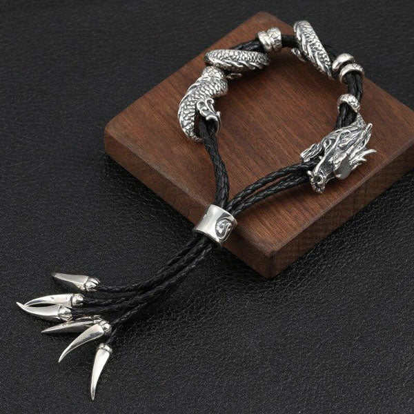 Bracelet Dragon Cuir