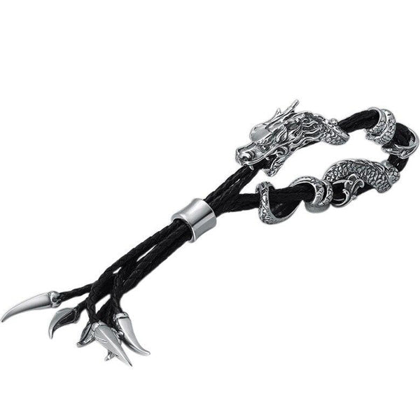 Bracelet Dragon Cuir