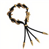 Bracelet dragon dorée