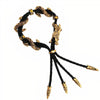 Bracelet dragon dorée