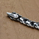 Bracelet dragon homme argent