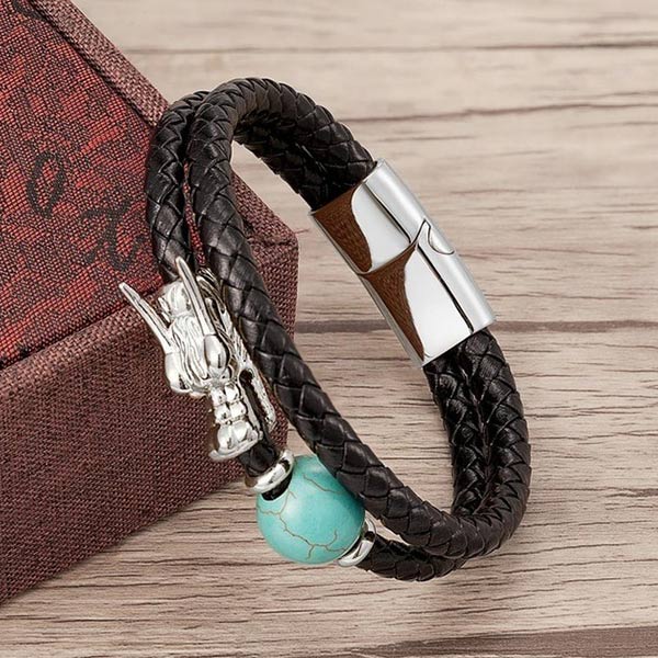 Bracelet dragon naturel