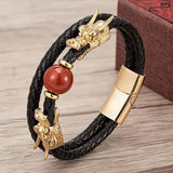 Bracelet dragon pierre naturelle