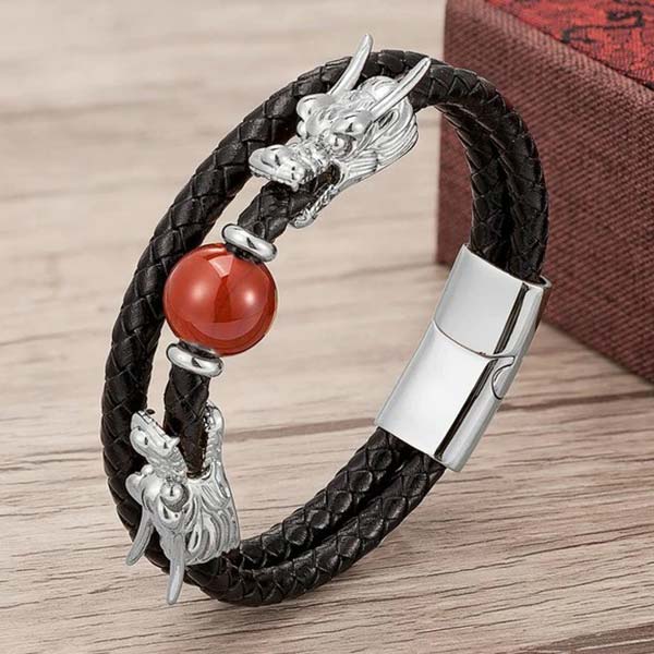 Bracelet dragon pierre naturelle