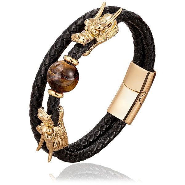 Bracelet dragon pierre naturelle