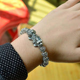 Bracelet Dragon Pixiu Argenté