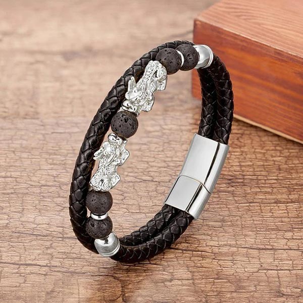 Bracelet dragon pixiu porte-bonheur