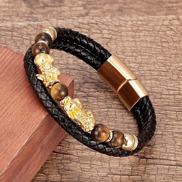 Bracelet dragon pixiu porte-bonheur