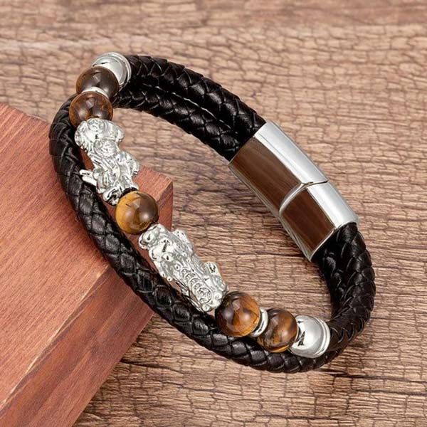 Bracelet dragon pixiu porte-bonheur