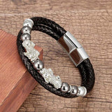 Bracelet dragon pixiu porte-bonheur