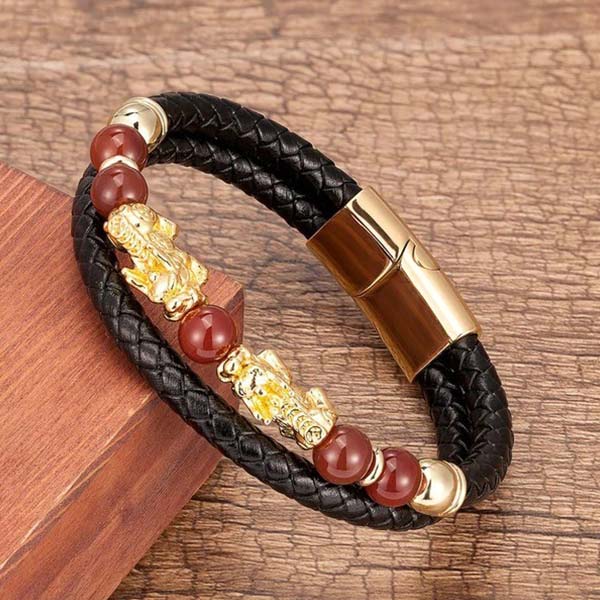 Bracelet dragon pixiu porte-bonheur