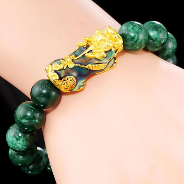 Bracelet Perle Verte