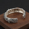 Bracelet Dragon Pierre Agate (Argent)