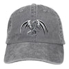 Casquette Dragon Blanc Aux Yeux Bleus