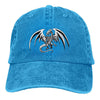 Casquette Dragon Blanc Aux Yeux Bleus