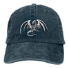 Casquette Dragon Blanc Aux Yeux Bleus