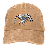 Casquette Dragon Blanc Aux Yeux Bleus