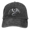 Casquette Dragon Blanc Aux Yeux Bleus