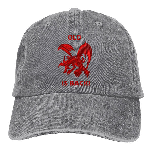 Casquette Dragon Noir Aux Yeux Rouges