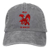 Casquette Dragon Noir Aux Yeux Rouges