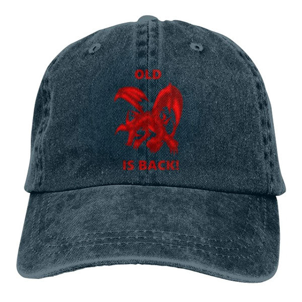 Casquette Dragon Noir Aux Yeux Rouges