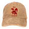 Casquette Dragon Noir Aux Yeux Rouges
