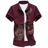 Chemise Avec Motif Dragon