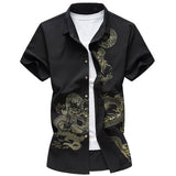 Chemise Avec Motif Dragon