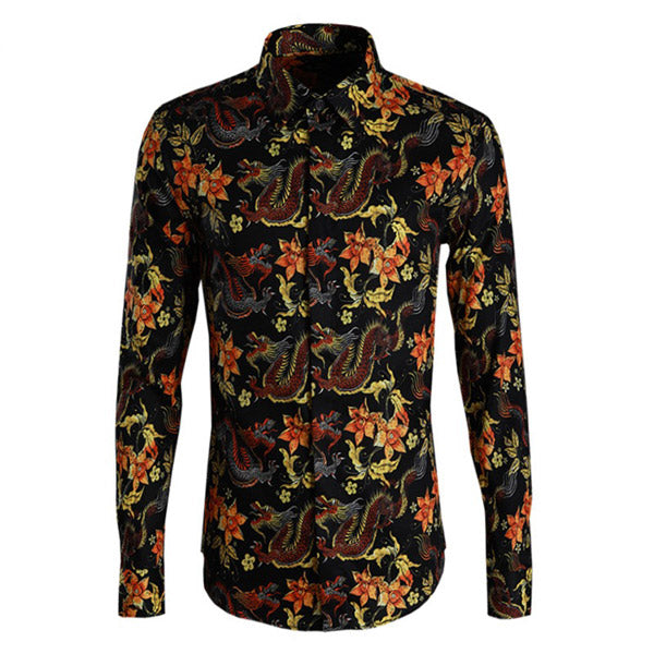 Chemise dragon cher