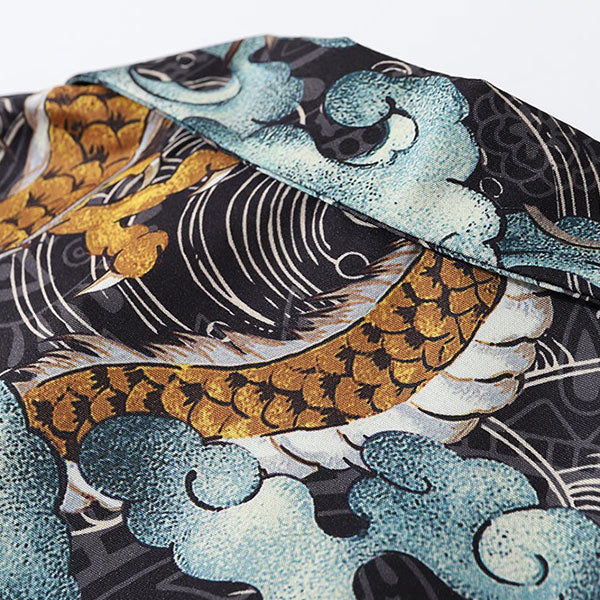 Chemise Dragon Japonais Hawaïenne