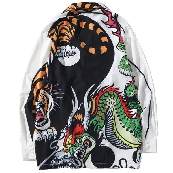 Chemise dragon tigre